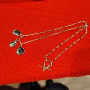 Express Gold Charm Necklace